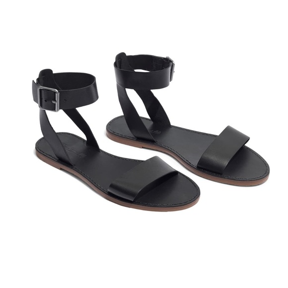 Madewell Shoes - Madewell The Boardwalk Ankle Strap Sandal in Black